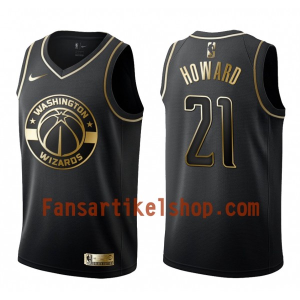NBA Washington Wizards Trikot Dwight Howard 21 Nike Schwarz Golden Edition Swingman - Herren NBA Washington Wizards Trikot Dwight Howard 21 Nike Schwarz Golden Edition Swingman - Herren